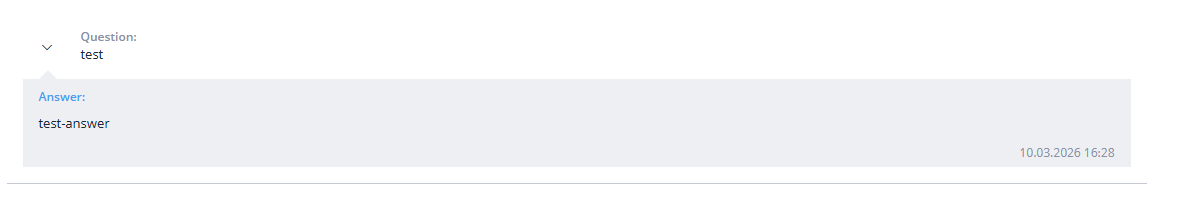 Published Question and Answer