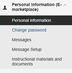 Navigate to Personal Information section