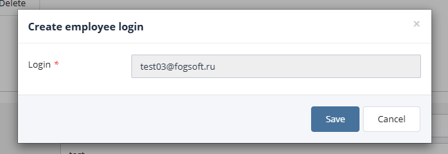 Creating a user login