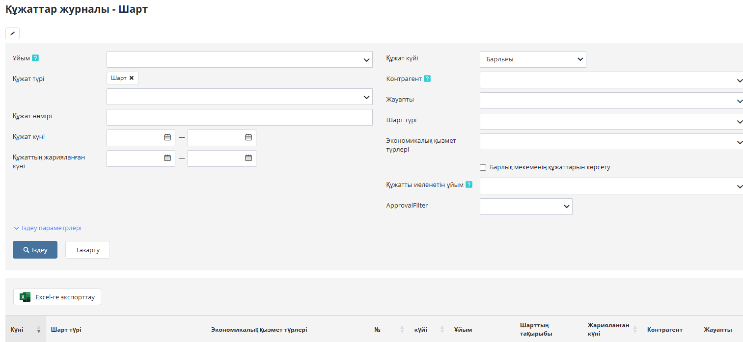 Журнал документов
